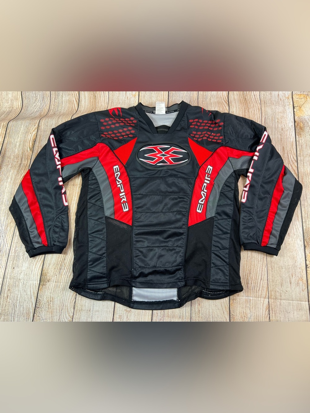 Empire Night Empir3 Paintball Jersey Black Red Size Medium